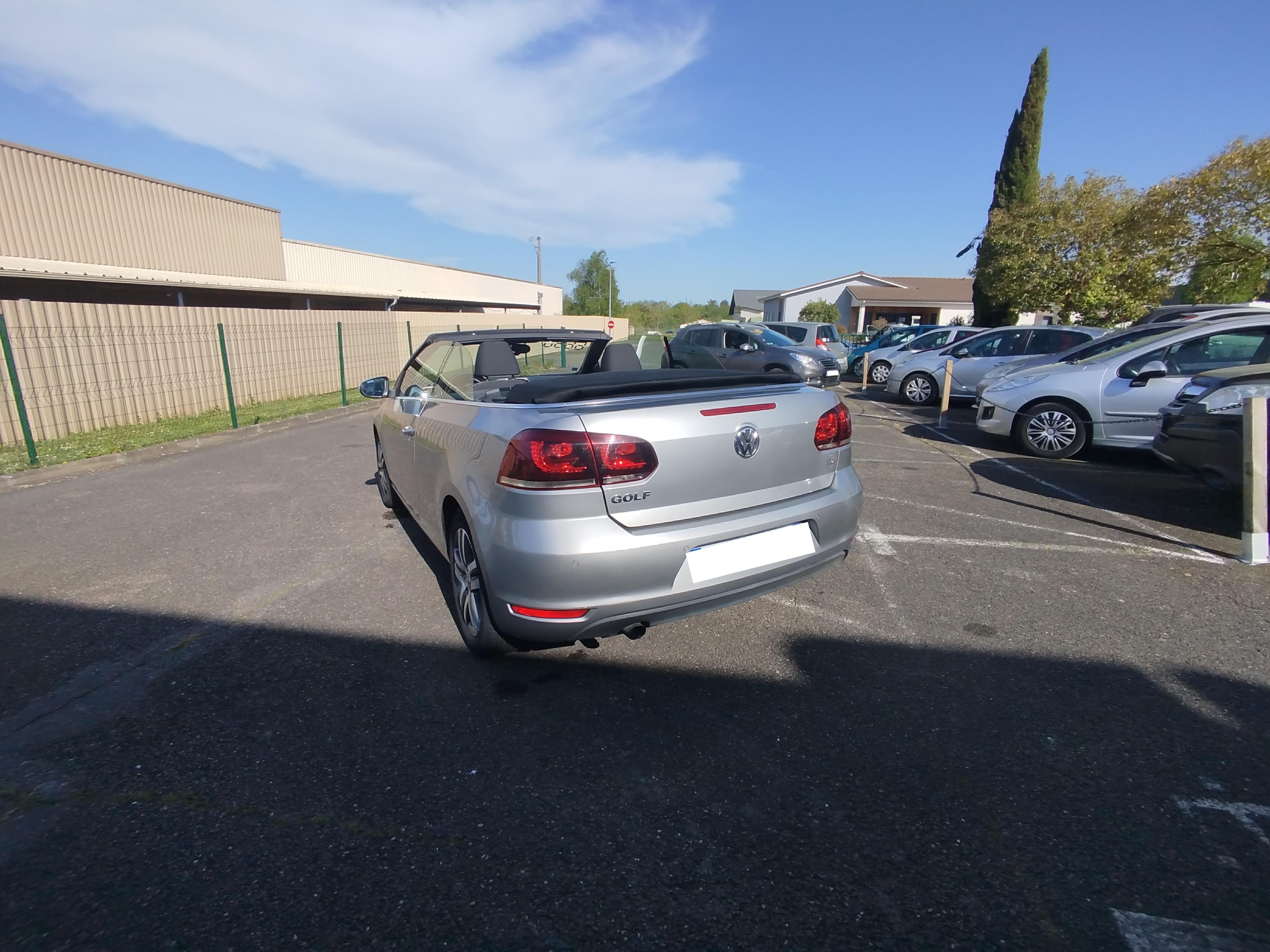 VOLKSWAGEN GOLF 6 1.6 TDI 105 CHX CABRIOLET GPS, Clim, Régulateur de vitesses, Vitres électriques, Fermeture centralisée, Rétroviseurs électriques, CT OK, Kit distribution + Pompe à eau neuf, Reprise possible Garantie 3 mois - photo 5