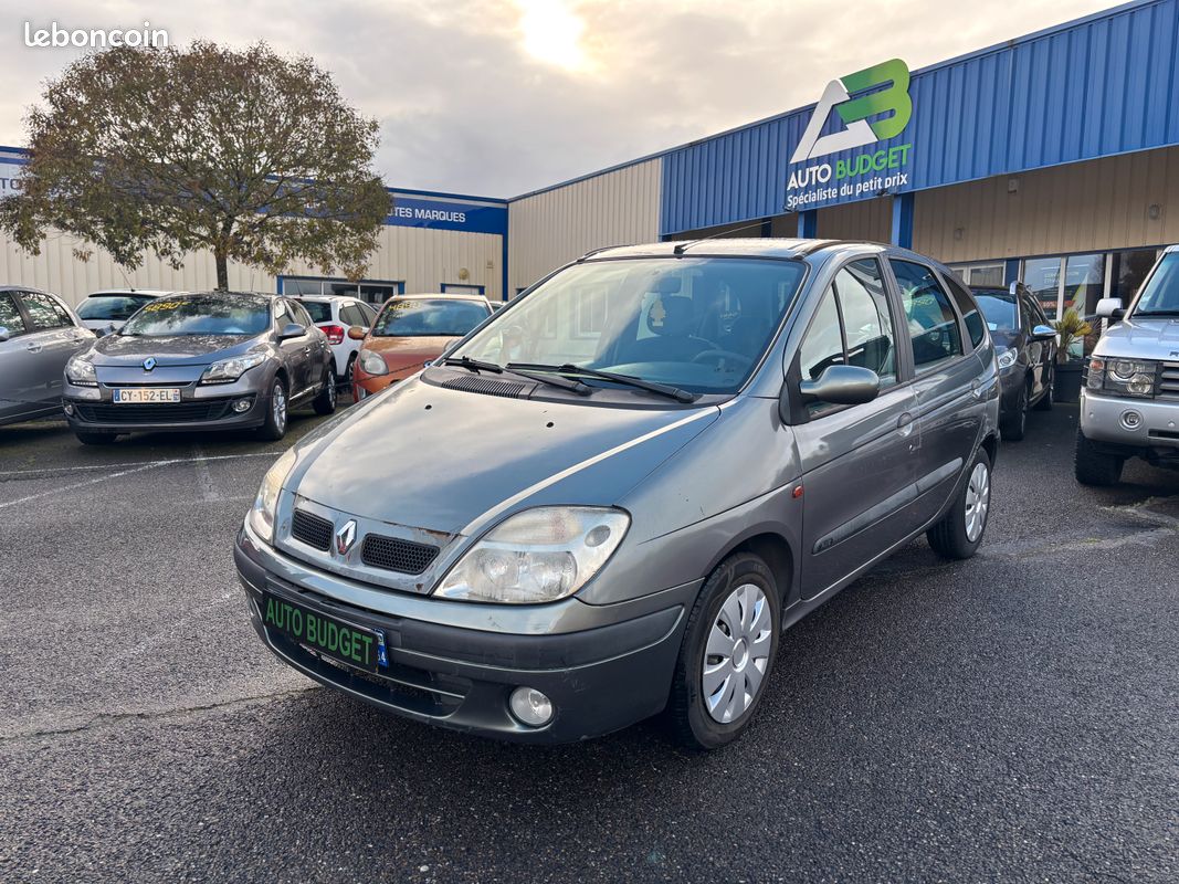 RENAULT SCENIC 1,6 16V 110 CHX CLIM,RETROS ELEC,CT OK, RADIO,KIT DISTRI+POMPE A EAU NEUF,REPR POSS ,GARANTIE 3 MOIS - photo 2
