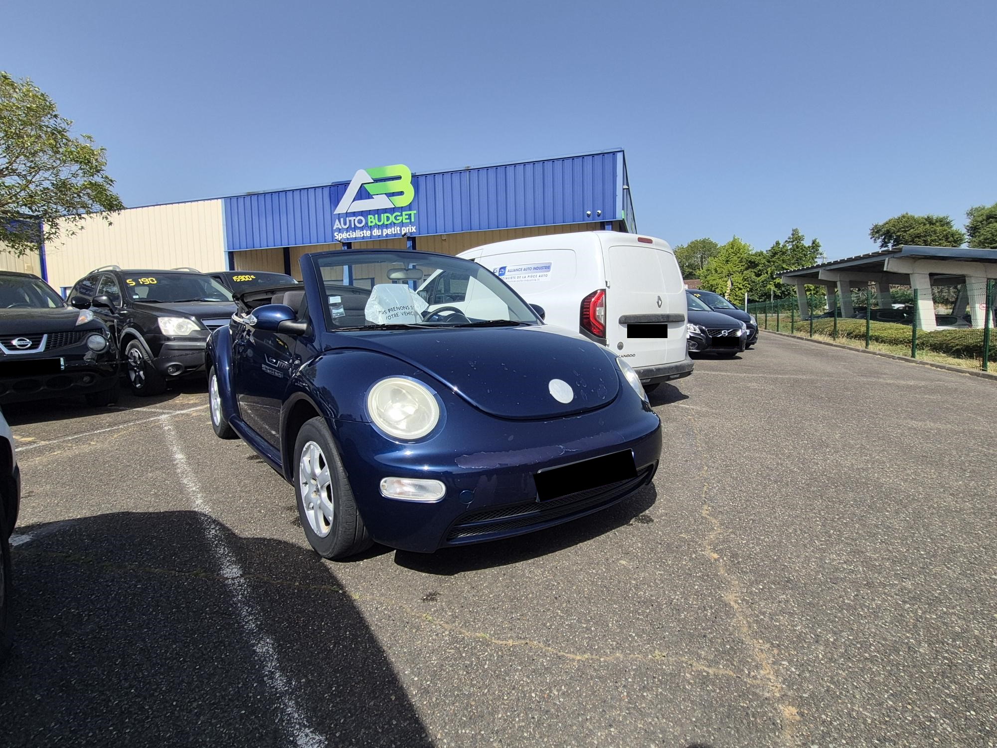 VOLKSWAGEN NEW BEETLE CABRIOLET 1.9 TDI 105 CARAT, CLIMATISATION,VITRES ELECS, RADIO CD,JANTES ALUS, REPRISE POSS, GARANTIE 3 MOIS